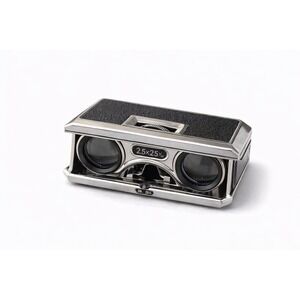 1960s Sport Glass 2.5x25 Opera Glasses Japan Folding Compact Vintage